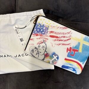 Marc Jacobs Graphic Art Clutch / Tablet Sleeve NWT